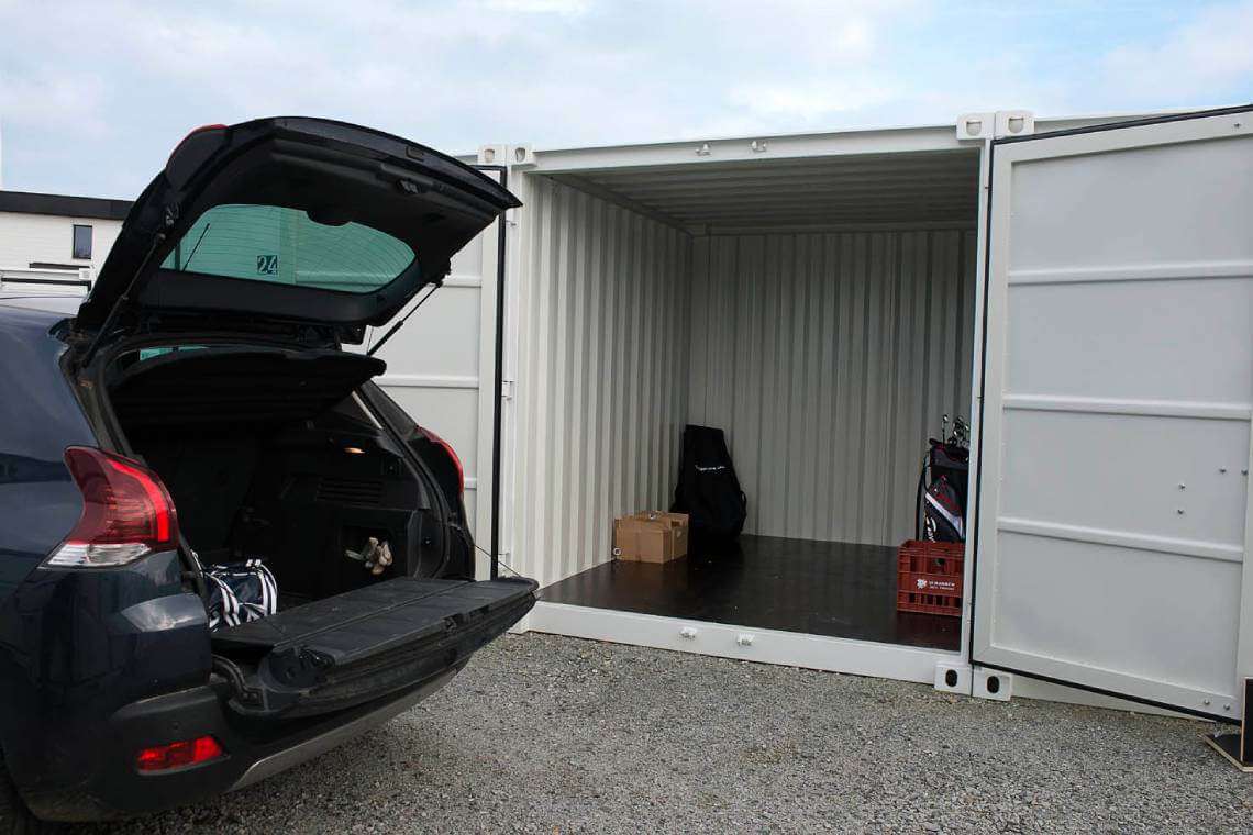 box stockage taille m avec vehicule